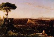 Thomas Cole Italian Scene, Composition oil painting artist